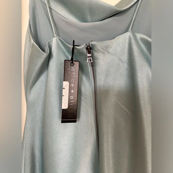 ALICE + OLIVIA Harmony Mini Slip Dress - Picture 6 of 7